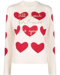 Mc2 Saint Barth - All I Want For X-mas Is You-embroidered Jumper - Lyst
