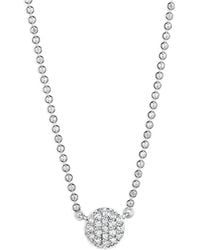 Phillips House - Micro Infinity Diamond Necklace - Lyst