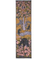 Inoui Edition - Panthere Schal Mit Blumen - Lyst
