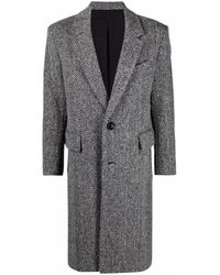 Ami Paris - Mantel Mit Zickzackmuster - Lyst