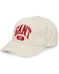 GANT - Logo-Embroidered Baseball Cap - Lyst