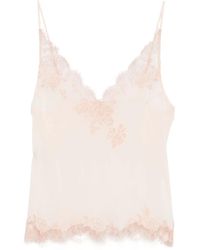 Carine Gilson Lace-Insert Rope in White | Lyst UK