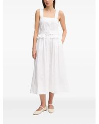 Pedro Del Hierro Madrid - Abito Midi Con Cintura - Lyst