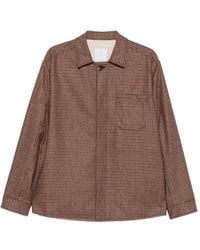 Eleventy - Veste À Motif Pied-De-Poule - Lyst