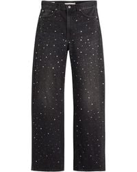 Levi's - Jeans Ribcage Con Decorazione Di Cristalli - Lyst