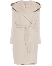 Herno - フーデッド ベルテッドコート - Lyst