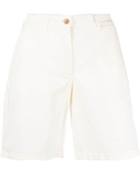 Tommy Hilfiger - Embroidered-logo Cotton-blend Shorts - Lyst