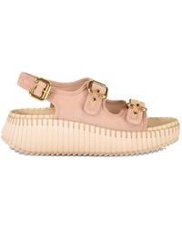 Chloé - Nama Buckle Strap Sandals - Lyst