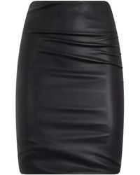Philosophy Di Lorenzo Serafini - Ruffled-Detail Asymmetric Mini Skirt - Lyst