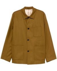 Lardini - Patch-Pocket Shirt Jacket - Lyst
