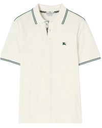 Burberry - Polo De Tennis En Coton Mélangé - Lyst
