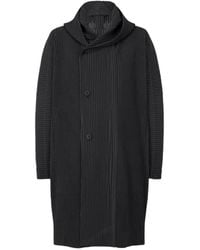 Issey Miyake - Pleated Button Coat - Lyst