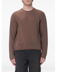 Our Legacy - Rigid Popover Raw-Edge Fine-Knit Sweater - Lyst
