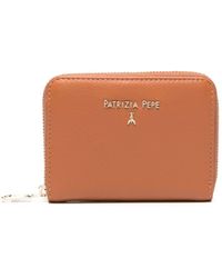 Patrizia Pepe - Portemonnaie mit Logo-Schild - Lyst