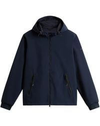 Woolrich - Soft Shell Zip-Up Jacket - Lyst