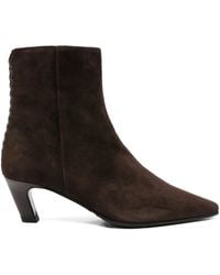 Evaluna - 60 Mm Riverside Enkellaarzen Met Puntige Neus - Lyst