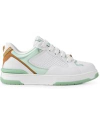 Versace - Biggie Basket Leather Sneakers - Lyst