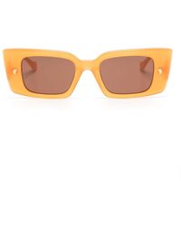 Nanushka - Carmel Rectangle-frame Sunglasses - Lyst