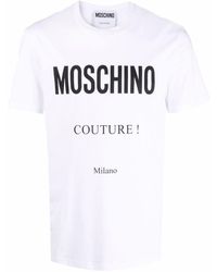 Moschino - Couture Logo-print T-shirt - Lyst