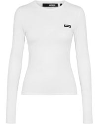 ROTATE BIRGER CHRISTENSEN - Long Sleeve T-Shirt Logo Bright - Lyst
