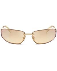 Miu Miu - Wraparound-Frame Sunglasses - Lyst