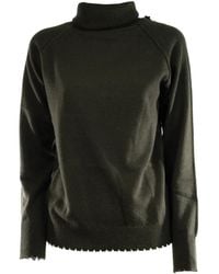 EMMA & GAIA - Roll-Neck Raglan-Sleeve Sweater - Lyst