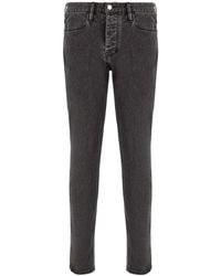 Emporio Armani - J75 Slim-Fit Stretch-Denim Jeans - Lyst