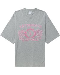 Vetements - T-shirt con applicazione logo - Lyst