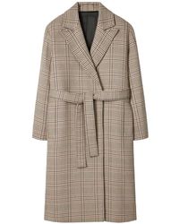 Paul Smith - Wool-Blend Houndstooth Tie-Waist Coat - Lyst
