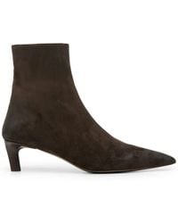 Marsèll - Pointed-Toe Suede Ankle Boots - Lyst