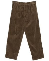 A.P.C. - Pleated Corduroy Trousers - Lyst