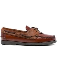 Hereu - Leather Boat Shoes - Lyst