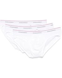 DSquared² - Drie Slips Met Logoband - Lyst