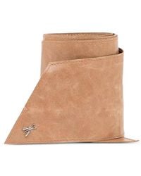 Patrizia Pepe - Logo-Plaque Leather Belt - Lyst
