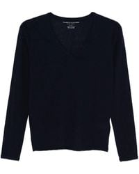 Majestic Filatures - V-Neck Long-Sleeve Sweater - Lyst