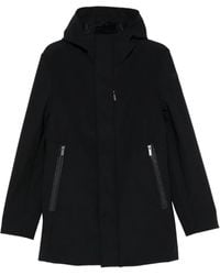 Rrd - Hooded Zip-Fastening Coat - Lyst