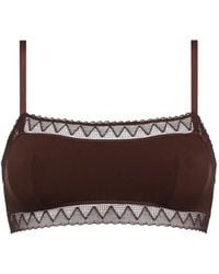 Eres - Delicatesse Lace-Trim Bra - Lyst