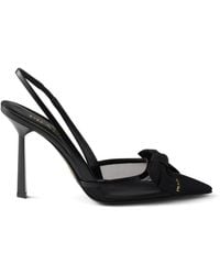 Prada - Mesh Heeled Pumps - Lyst