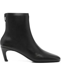 TOTEME - Leather Ankle Boots - Lyst