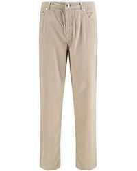 Brunello Cucinelli - Straight-Leg Corduroy Trousers - Lyst