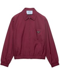 Prada - Popeline Jack - Lyst