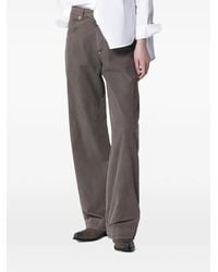 6397 - High-Waisted Wide-Leg Trousers - Lyst