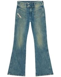 DIESEL - Bootcut Jeans Low-Waist D-Hush - Lyst