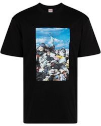 Supreme - T-shirt Trash à imprimé photographique - Lyst