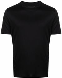 Emporio Armani - T-Shirt mit Logo-Patch - Lyst