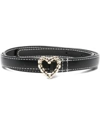 Maje - Cinturón con hebilla de corazón - Lyst