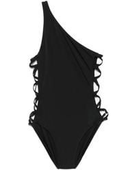 Norma Kamali - One-Shoulder Swimsuit - Lyst