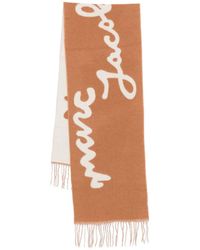 Marc Jacobs - Logo-Lettering Wool Scarf - Lyst