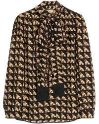 Valentino Garavani - Crepe De Chine Shirt - Lyst