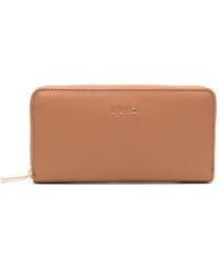 Liu Jo - Logo-Lettering Zip-Up Wallet - Lyst